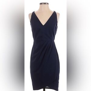 Elegant Navy Blue Women's Dress